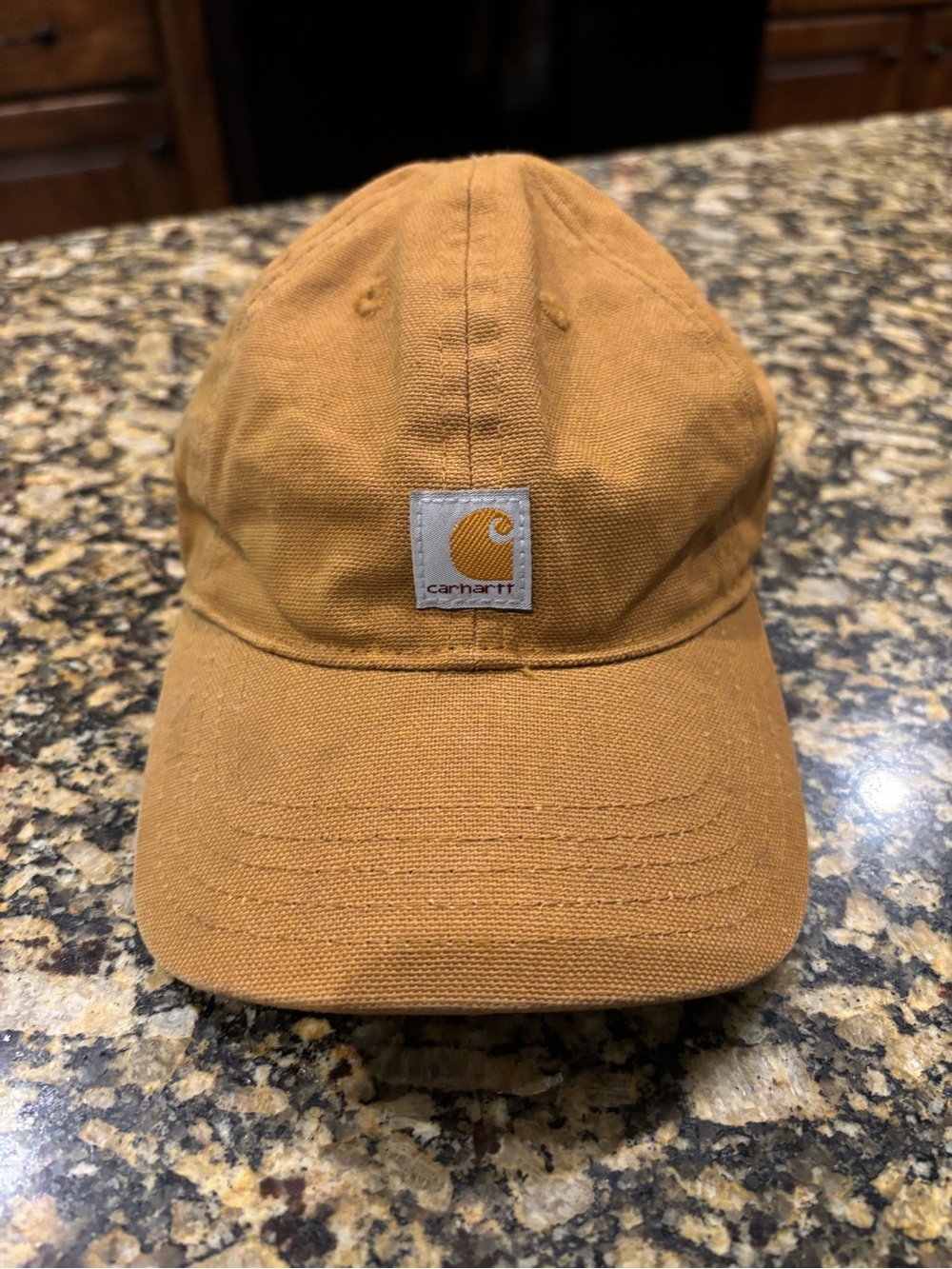 Carhartt baby/toddler Carhartt Brown Canvas Baseball Cap